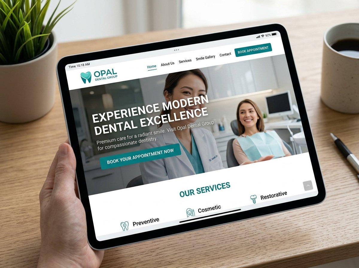 BrightSmile Dental Clinic website case study